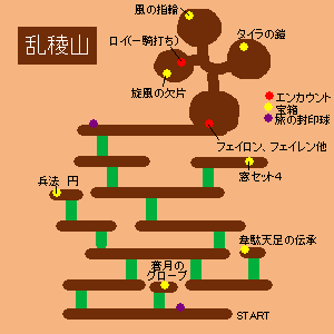 乱稜山ＭＡＰ